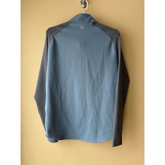 Peter Millar Light Blue and Grey Full Zip Jacket Men's Size Small - Picture 2 of 2